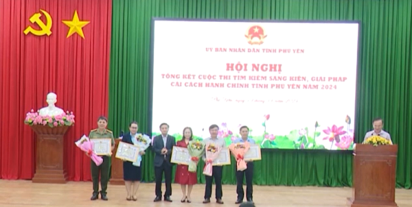 Hình ảnh cho bài viết Tổng kết và trao giải Cuộc thi tìm kiếm sáng kiến, giải pháp cải cách hành chính tỉnh Phú Yên năm 2024